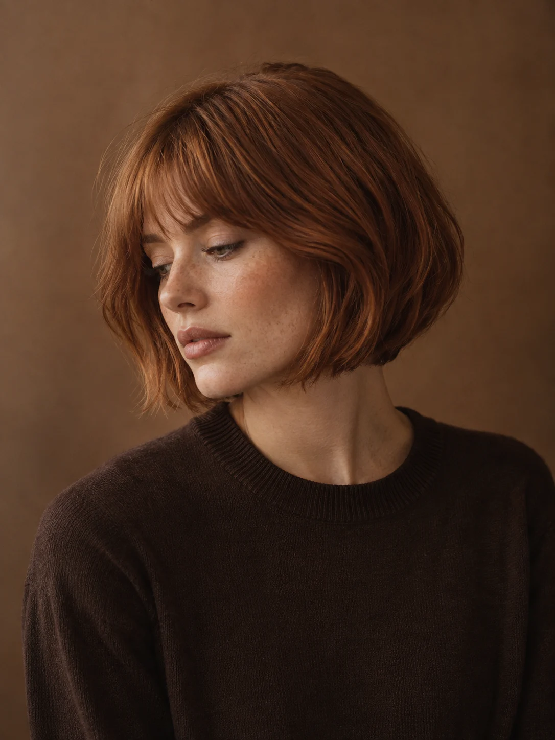 A precise silhouette with soft edges. Bring the shape to your consultation; we will adapt the length and fringe to your features and routine.